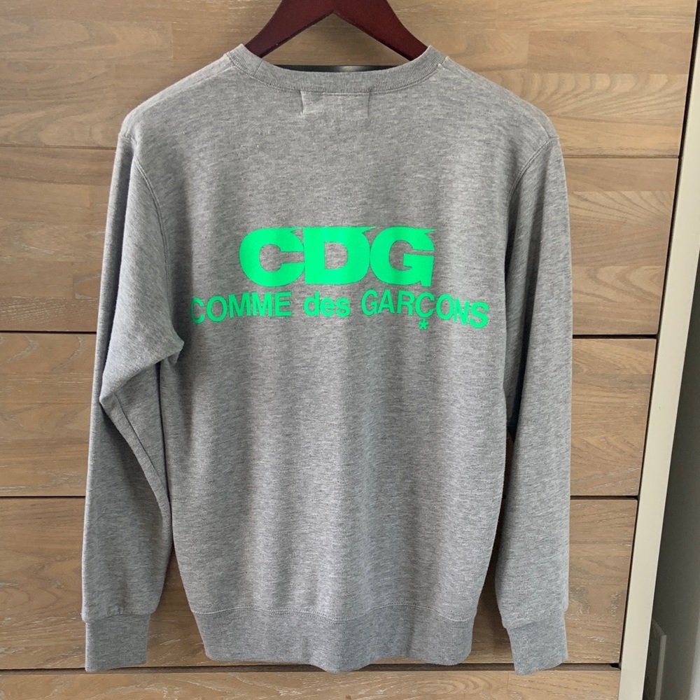 CDG Comme des Garcons Gray Crewneck Sweater